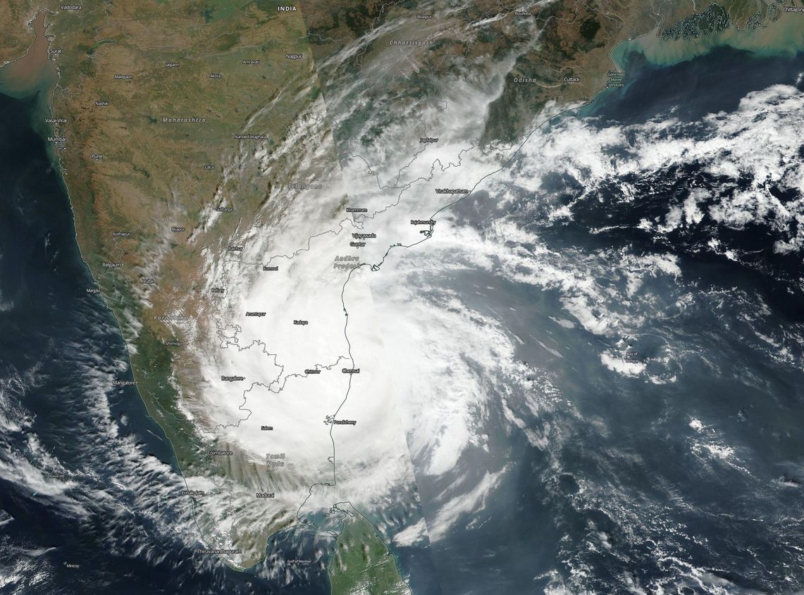 Cyclone VARDAH brings another trail of destruction in South India